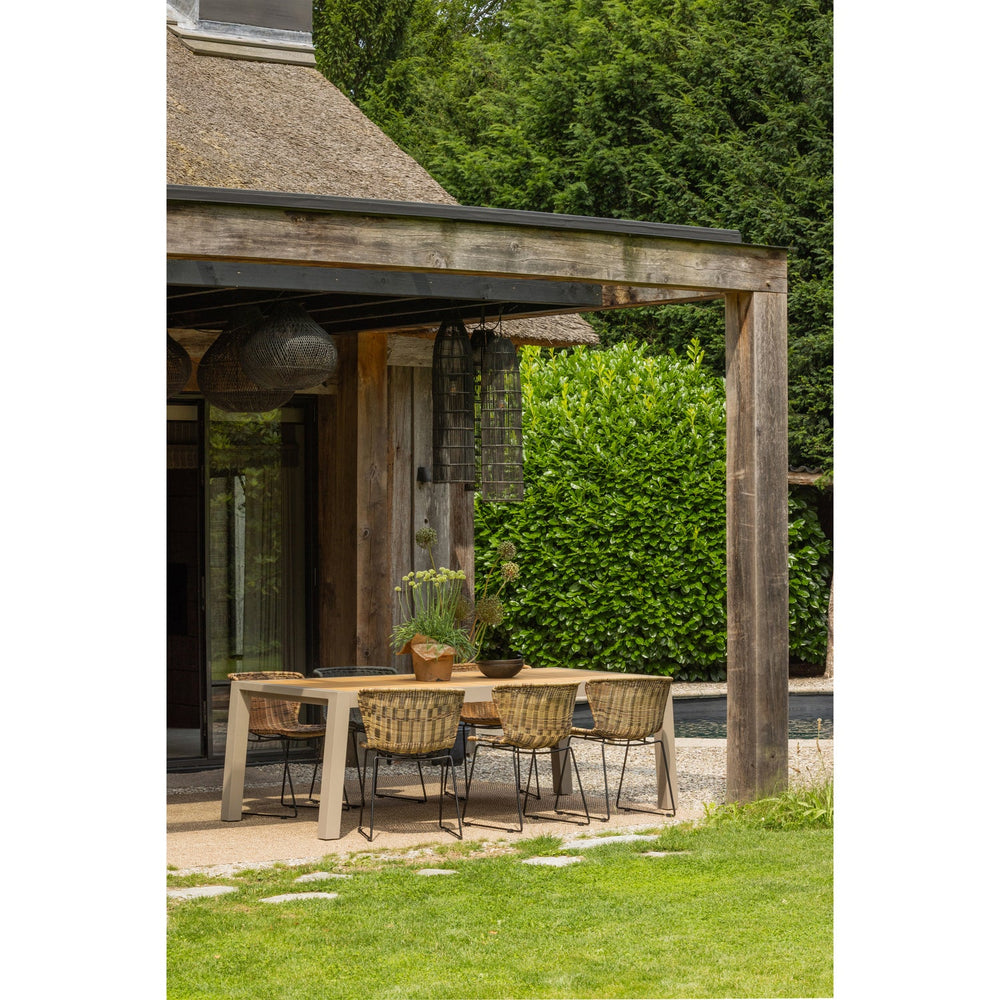 WINGS TUINSTOEL NATUREL - SET VAN 2