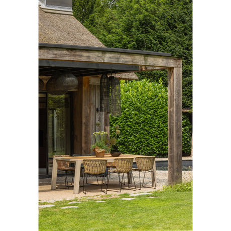 WINGS TUINSTOEL NATUREL - SET VAN 2