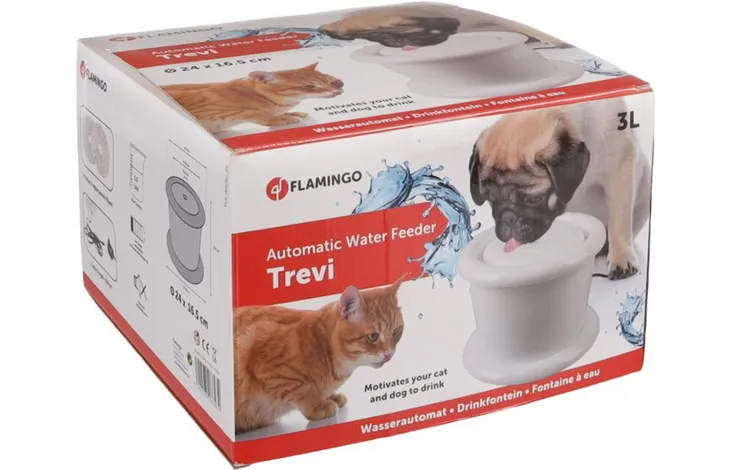 Flamingo - Drinkfontein Trevi 3000 - Wit - 3 liter