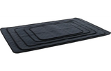Wasbare antislip trainingsmat voor honden, donkergrijs, honingraatstructuur.