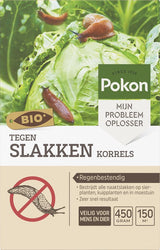 Pokon bio slakkenkorrels in kartonnen doos, 450 g en regenbestendig icoon