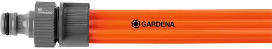 GARDENA druppelslang met zwarte koppeling en oranje slang