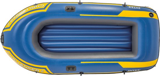 Intex Challenger 2 Boot set + peddels en pomp