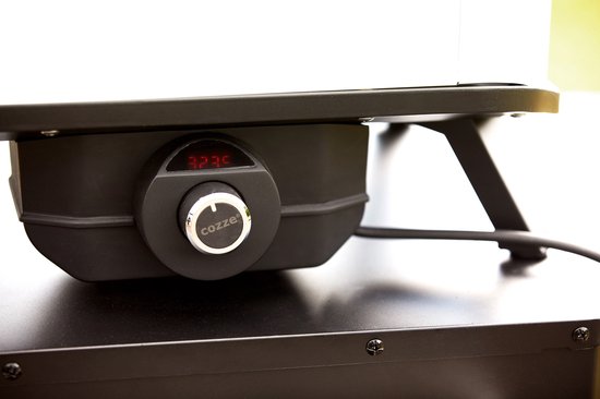 Elektrische pizzaoven: ronde draaiknop met digitaal display