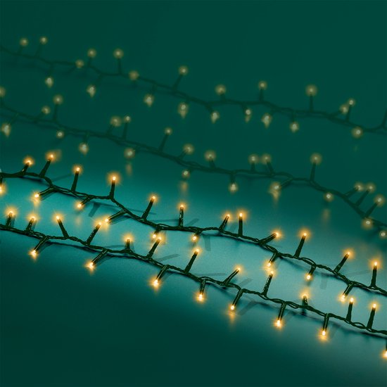 11m LED Compact Kerstverlichting - steady - 500 lampjes - Goud - Dimbaar