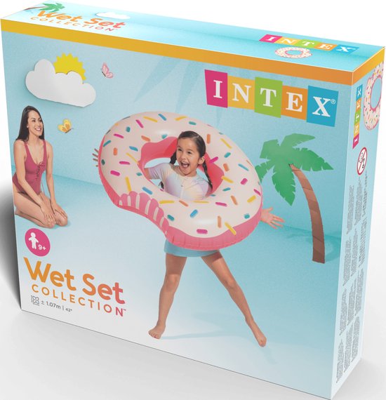 Intex - Donut zwemband 107x99cm