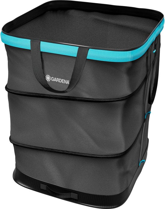 Gardena - Tuinafvalzak 220l Zwart/turquoise