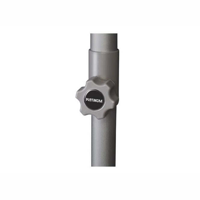 Platinum parasol vergrendelstuk op mast, grijs