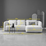 CLOUD met ottoman links - Raven 22