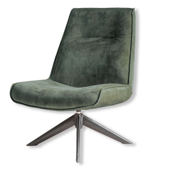 Draaifauteuil velvet olive