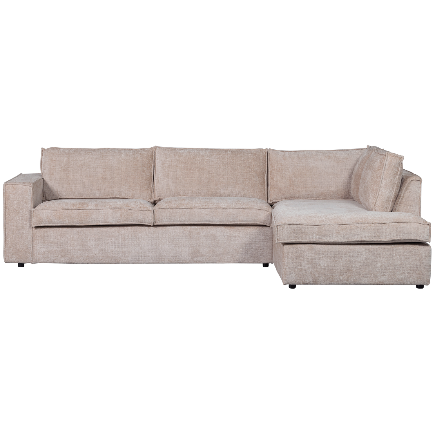 HAJO HOEKBANK RECHTS CHENILLE ZAND