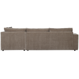 HAJO HOEKBANK RECHTS RIBSTOF TAUPE