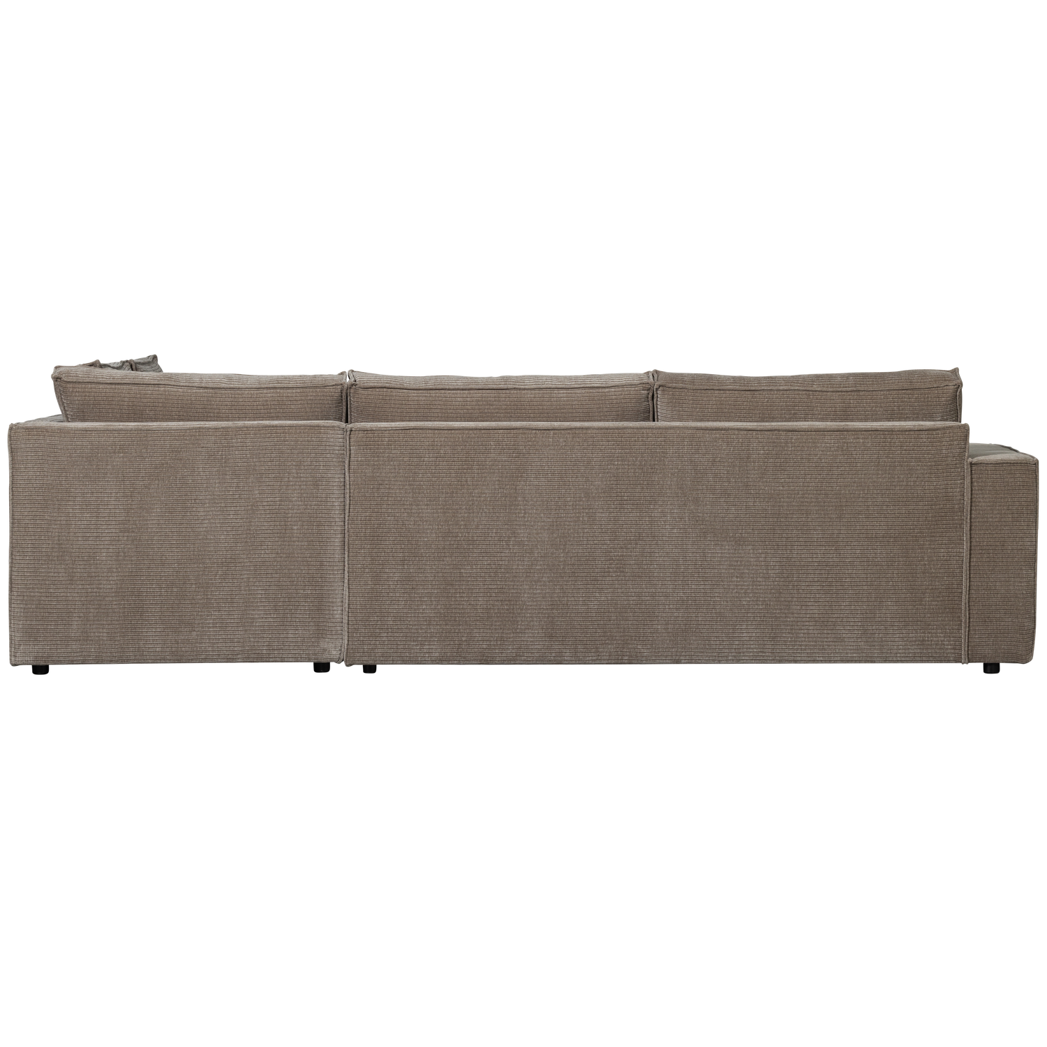 HAJO HOEKBANK RECHTS RIBSTOF TAUPE