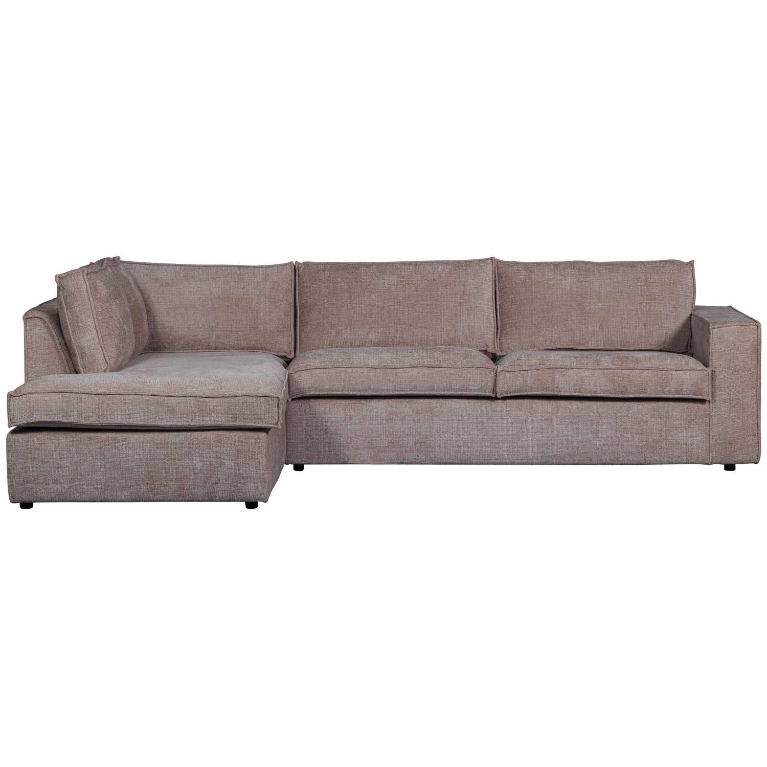 HAJO HOEKBANK LINKS CHENILLE TAUPE