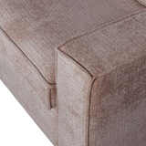 HAJO HOEKBANK LINKS CHENILLE TAUPE