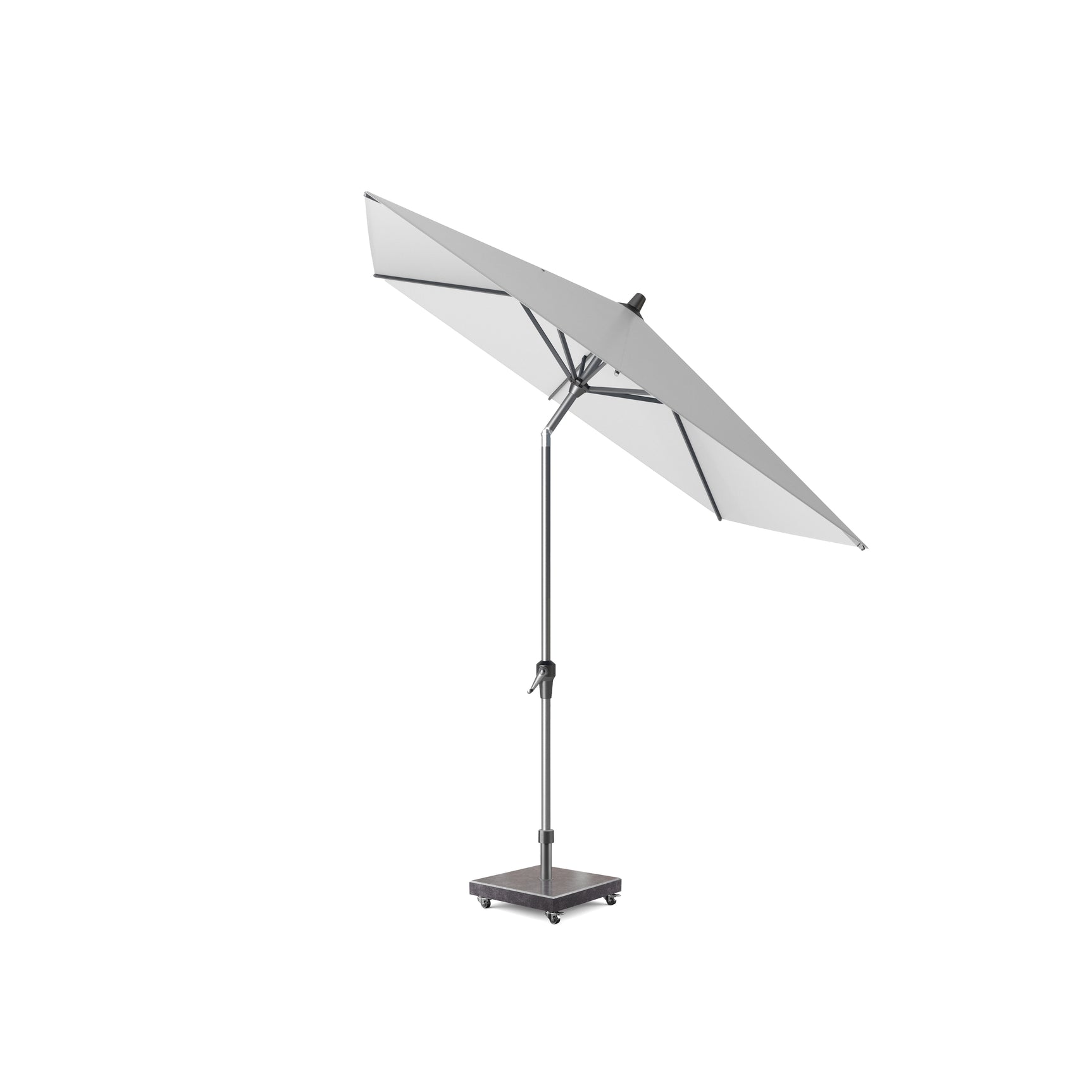 Platinum parasol Riva 250x200 - lichtgrijs