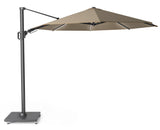 Platinum zweefparasol Challenger T² Glow ø350 - Taupe