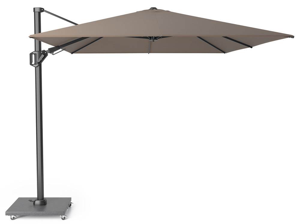 Platinum zweefparasol Challenger T² premium 350x260 - Havana