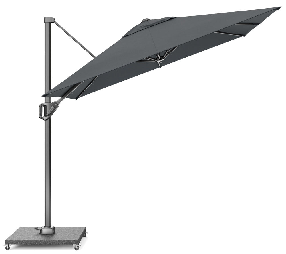 Platinum zweefparasol Voyager T¹ 250x250 - Antraciet