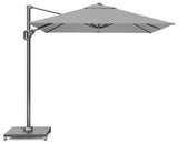 Platinum zweefparasol Voyager T¹ 250x250 - Lichtgrijs