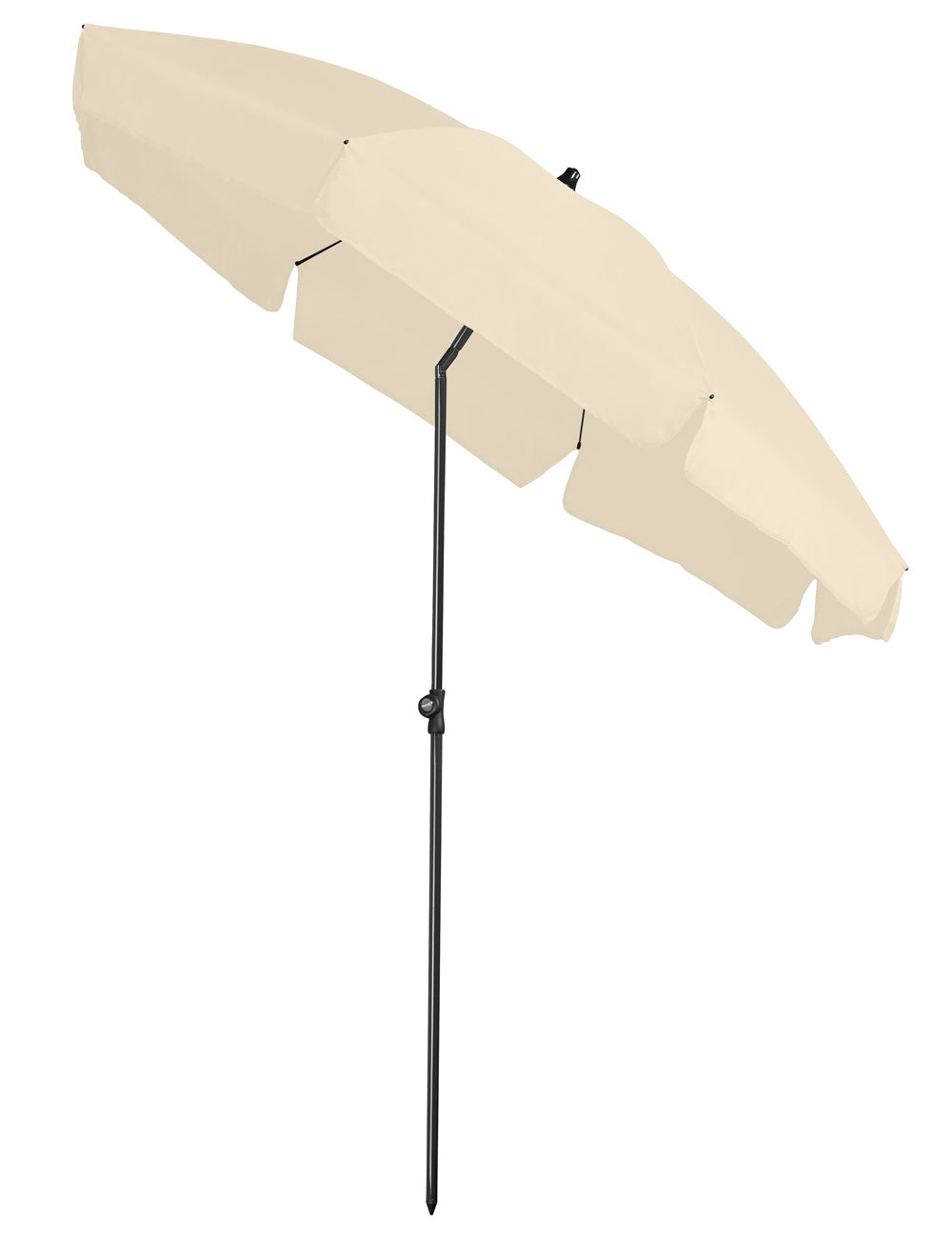 Platinum parasol Aruba ø200 volant - Ecru