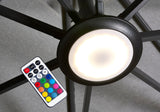 Parasol LED light multi-colour - Platinum