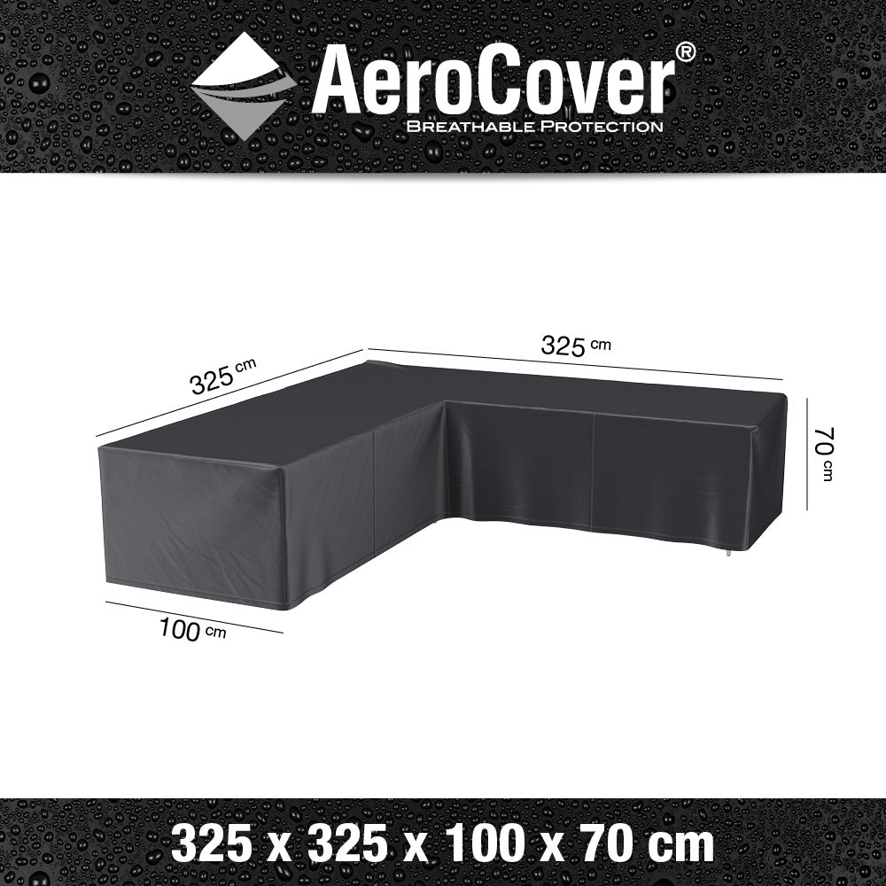 Platinum AeroCover - Loungesethoes hoekset 325x325x100xH70