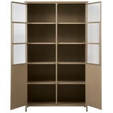 EXHIBIT VITRINEKAST METAAL KHAKI