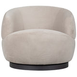 BePureHome - Woolly draaifauteuil ribcord naturel