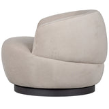 BePureHome - Woolly draaifauteuil ribcord naturel