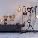 BEQUEST TV MEUBEL HOUT ZWART 160 CM