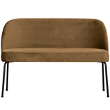 VOGUE EETBANK VELVET HONINGGEEL