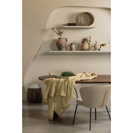 ADMIT EETKAMERSTOEL BOUCLE BEIGE