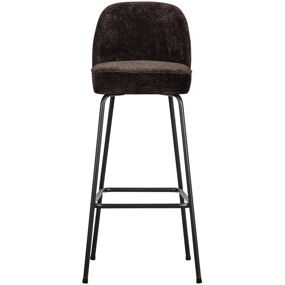 VOGUE BARSTOEL 80 CM 3D CHENILLE DONKERBRUIN
