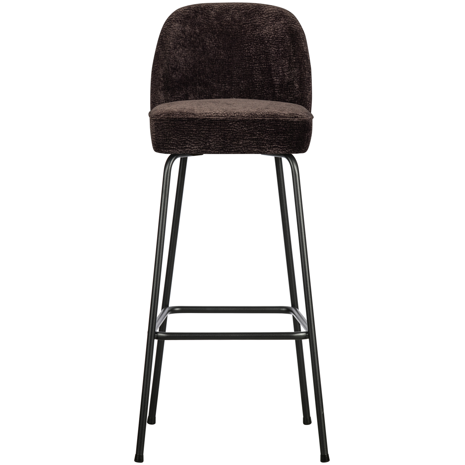 VOGUE BARSTOEL 80 CM 3D CHENILLE DONKERBRUIN
