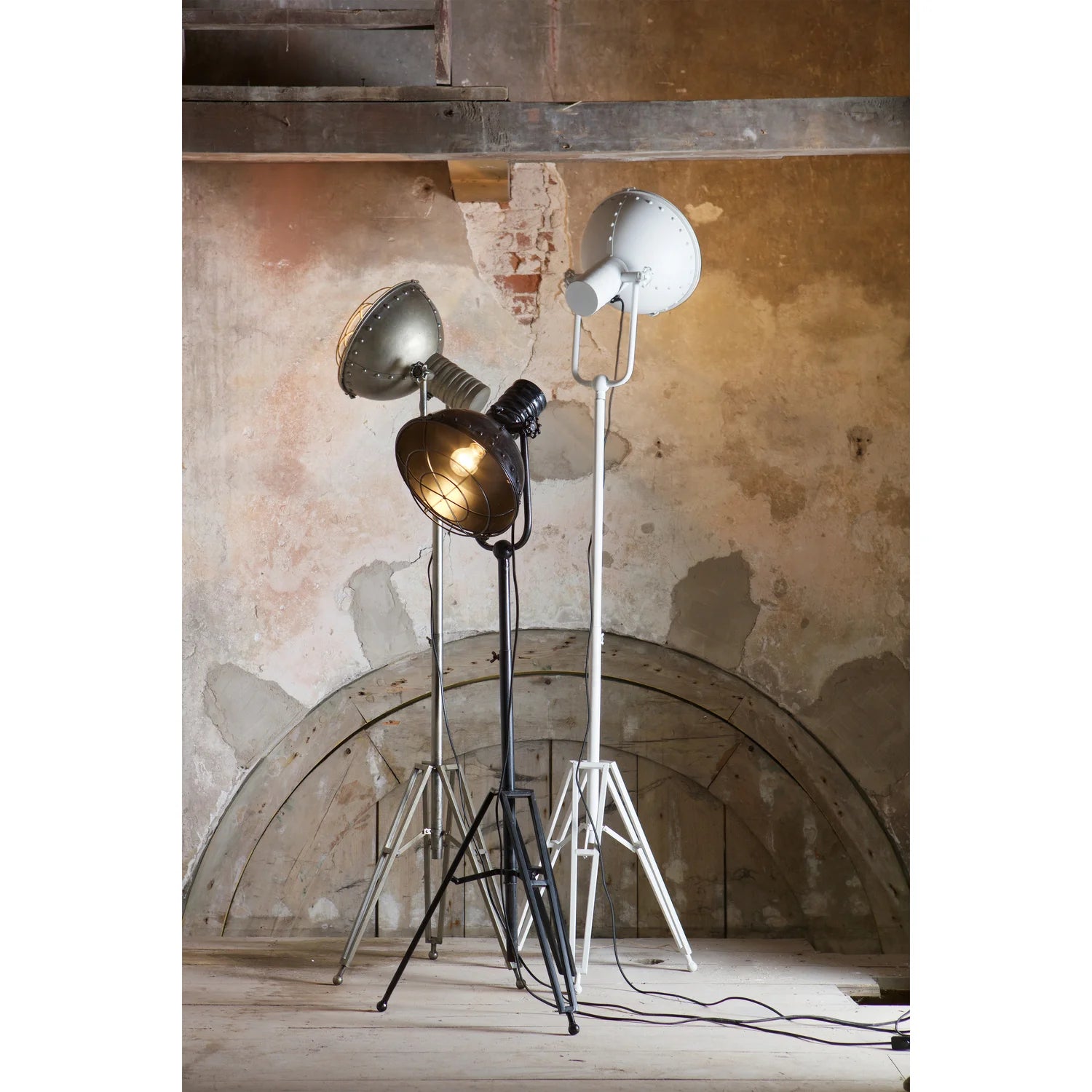 BePureHome - Spotlight staande lamp wit