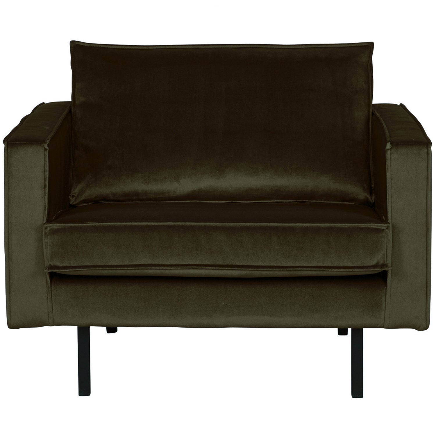 RODEO FAUTEUIL VELVET DONKERGROEN