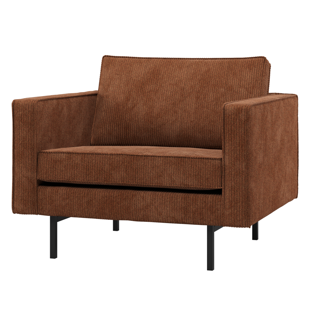 RODEO FAUTEUIL RIBSTOF ROESTBRUIN