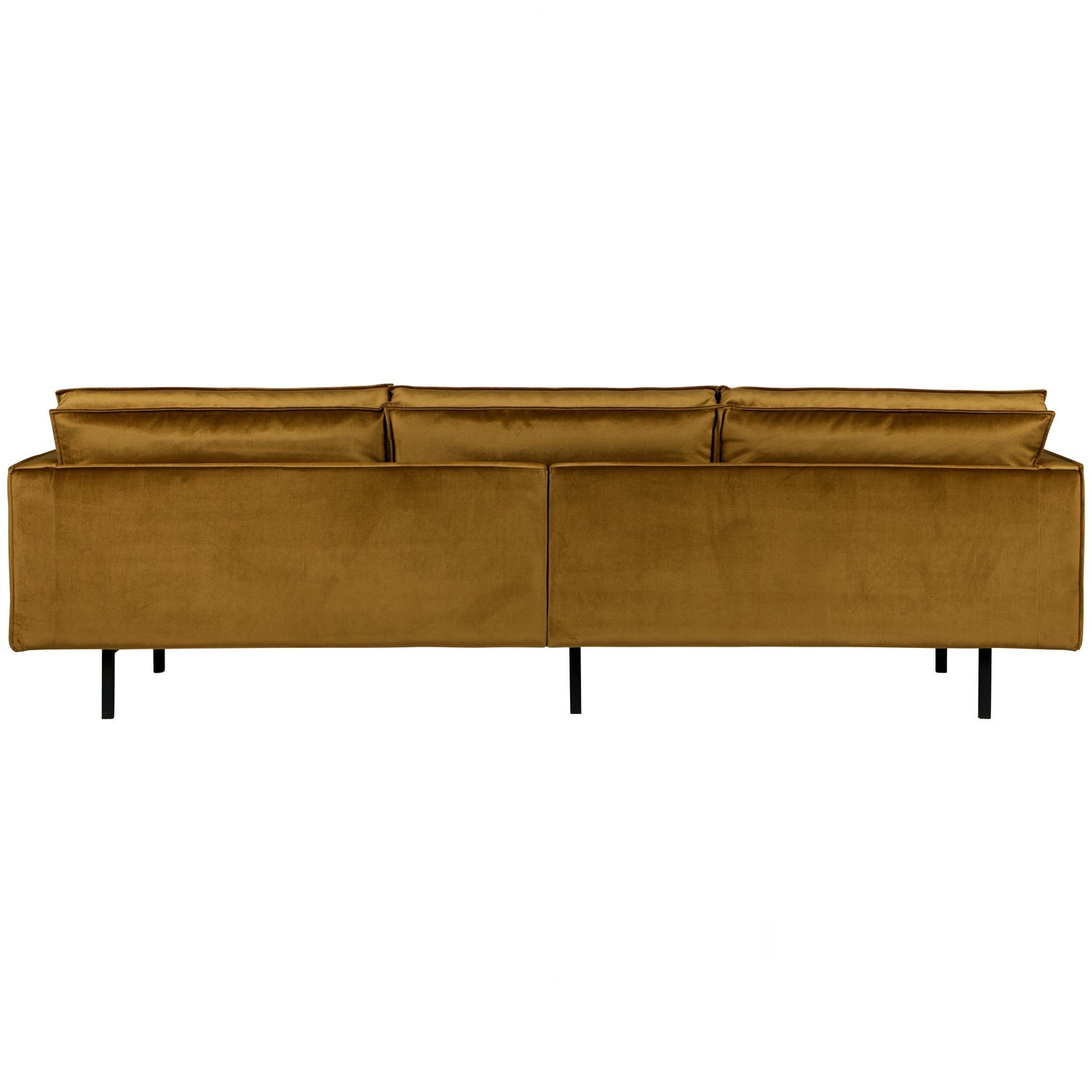 RODEO 3-ZITS BANK VELVET HONINGGEEL