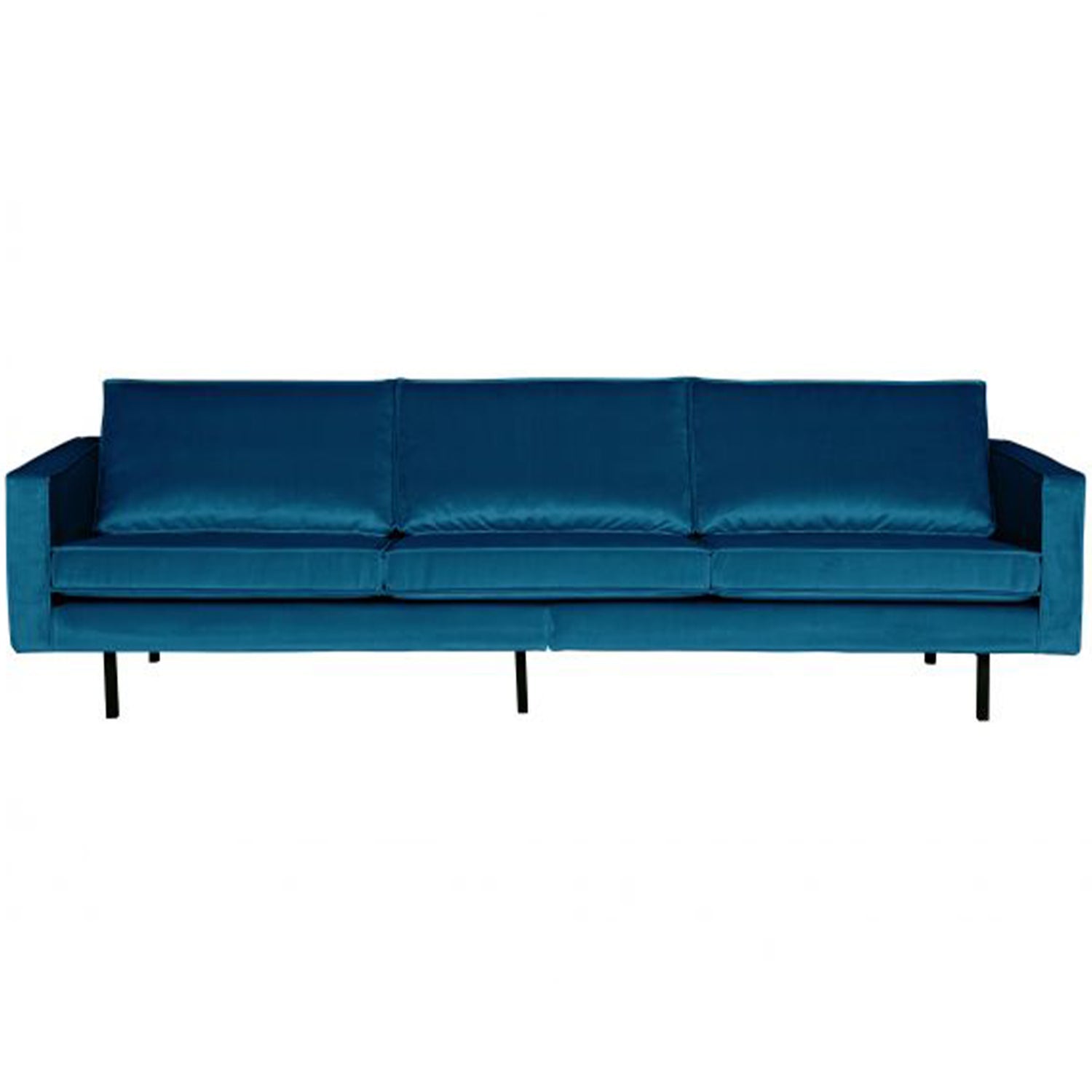 RODEO 3-ZITS BANK VELVET BLAUW