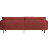 RODEO CLASSIC 3-ZITS BANK VELVET KASTANJEBRUIN