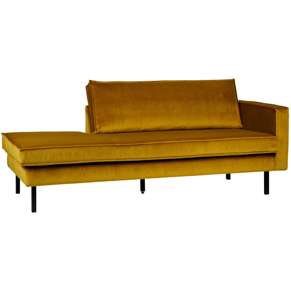 RODEO DAYBED RECHTS VELVET OKERGEEL