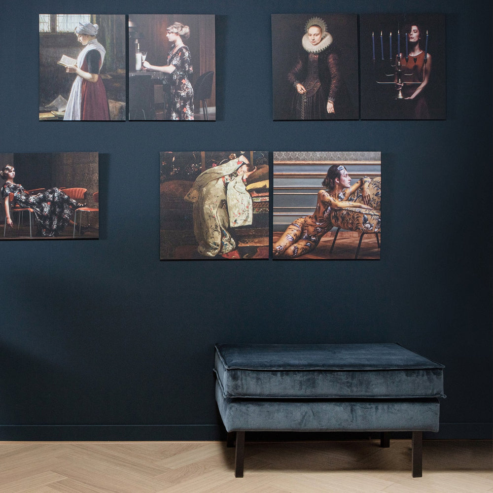 VOGUE FAUTEUIL VELVET POPPY GRIJS