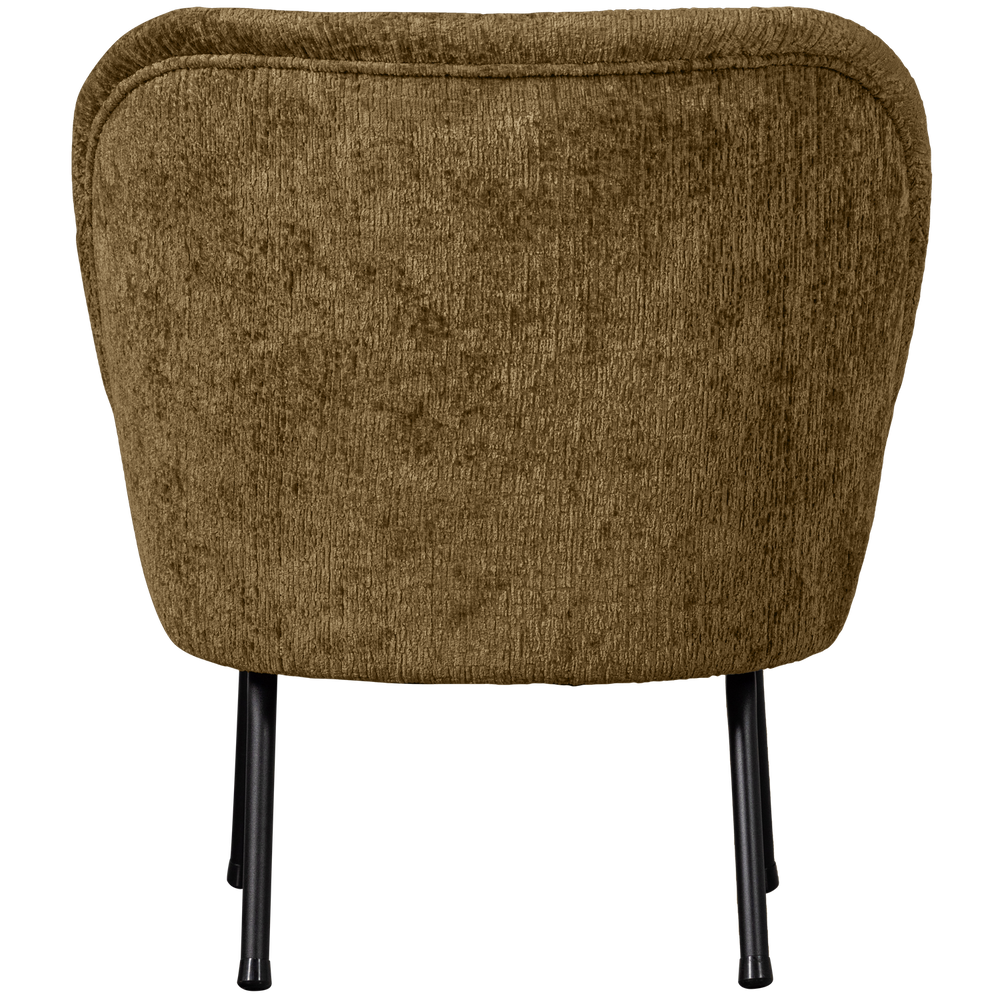 VOGUE FAUTEUIL STRUCTURE VELVET BRASS