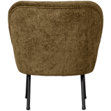 VOGUE FAUTEUIL STRUCTURE VELVET BRASS