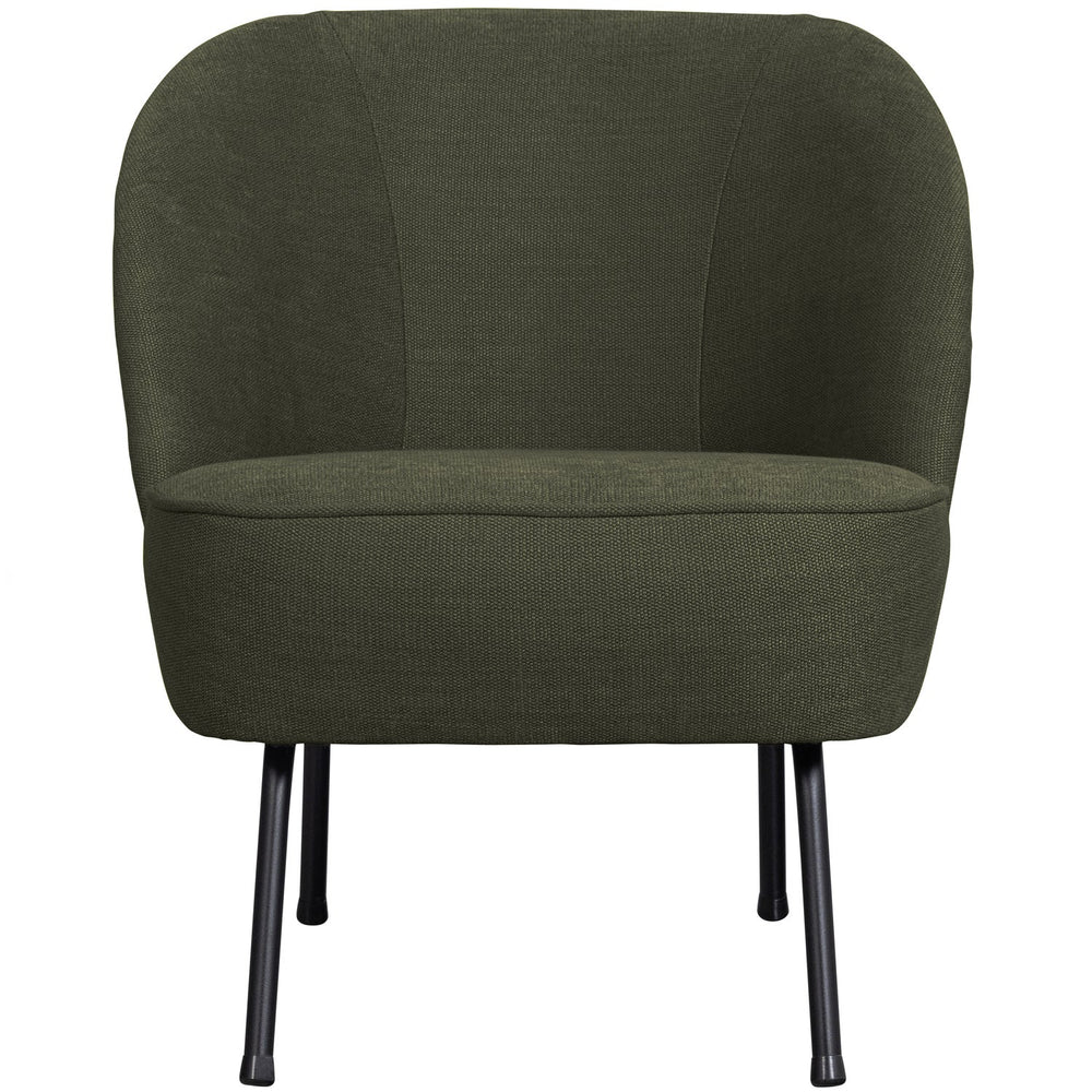 VOGUE FAUTEUIL GEWEVEN STOF WARM GROEN