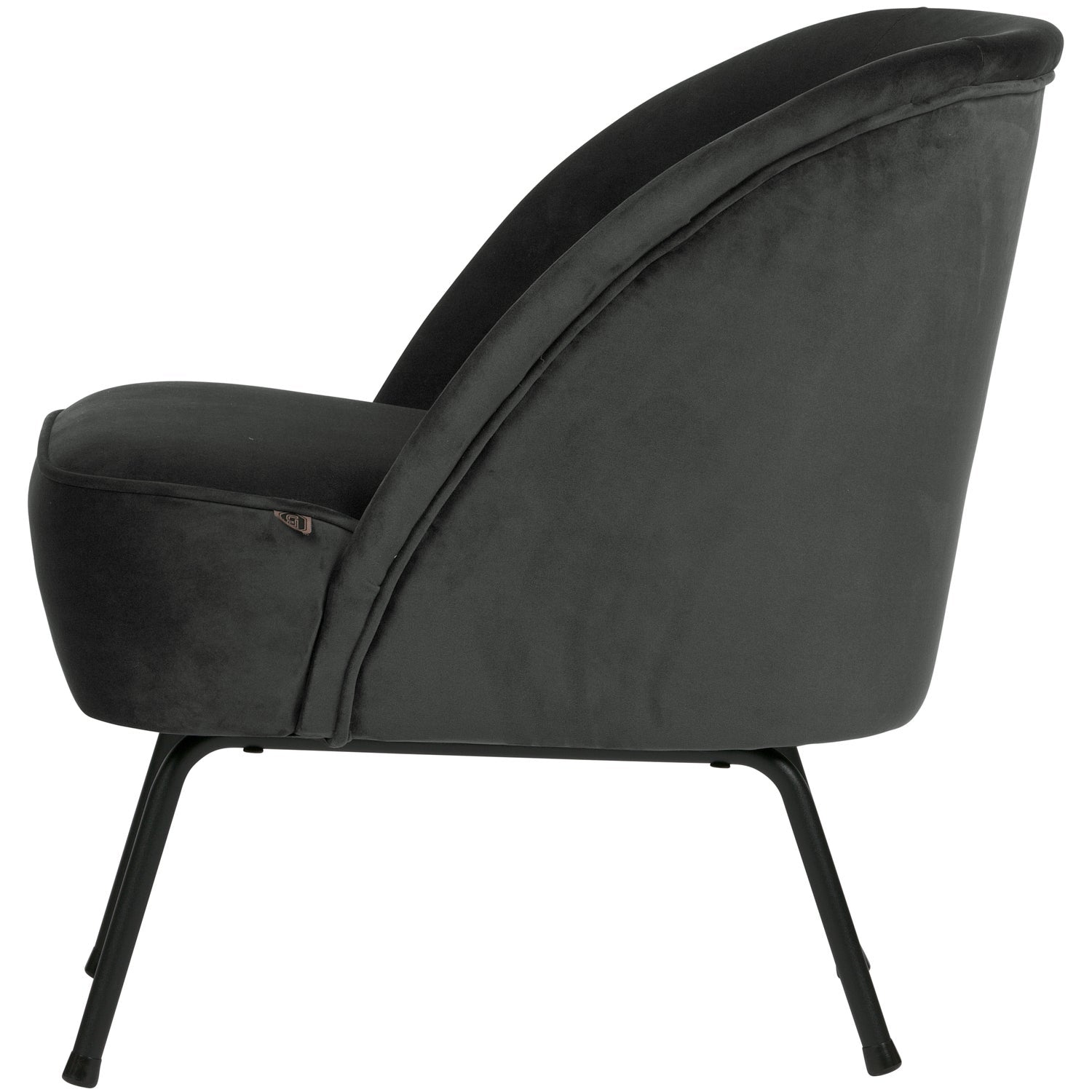VOGUE FAUTEUIL VELVET ZWART