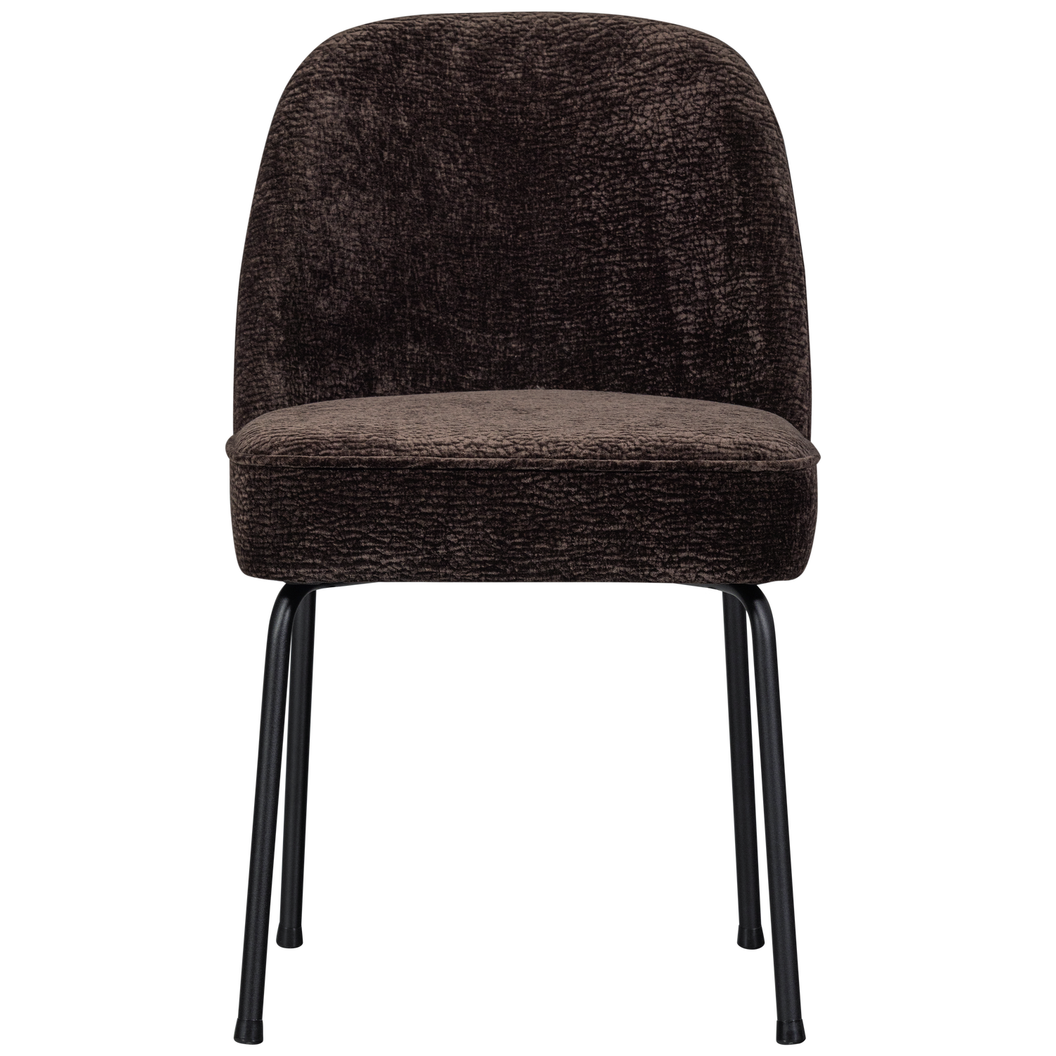 VOGUE EETKAMERSTOEL 3D CHENILLE DONKERBRUIN