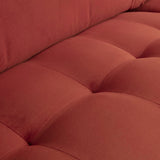 RODEO CLASSIC 3-ZITS BANK VELVET KASTANJEBRUIN