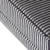 RODEO HOCKER OP POTEN STREEP ZWART/GRIJS